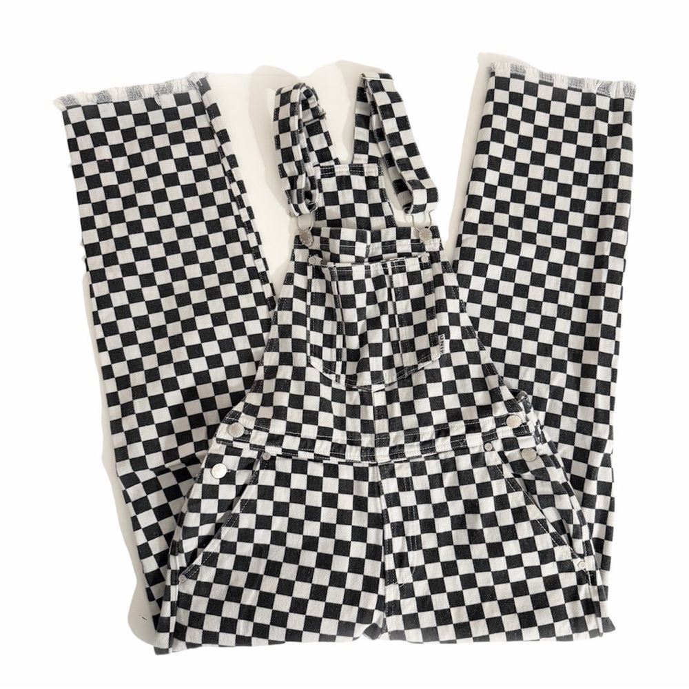 Unif Checkered Black and White Overalls - Picture 4 of 4